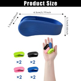 Pack of 8 Acupressure Clip, Massage Acupressure Clip, Portable Finger Acupressure Point Clip, Acupressure Point Clip, for Pressure Relief and Promote Blood Circulation