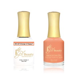 iGel - 100% Pure Gel Nail Polish - Dip & Dap Collection (DD227 - Orange U Happy?)