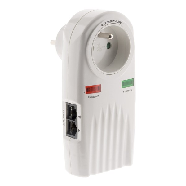 Security Pro Lightning arrestor 1-socket prot.telephone+tv