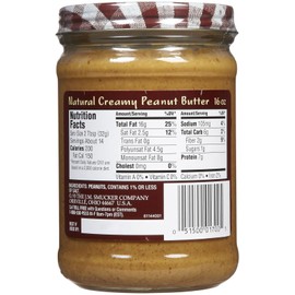 Smucker's Creamy Natural Peanut Butter - 16 Oz (Pack of 2)