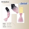 Dcbaboo Braids Extensions Synthetic Hair for Braiding 1 Piece Ombre
