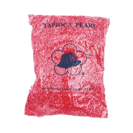 Bells & Flower Tapioca Pearl in Red, White, & Mix | Premium Boba for Bubble Tea, Desserts and Drinks (400g x 3)