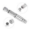 HARFINGTON 4pcs TT45 Star 7 Point Screwdriver Bit 1/4" Hex
