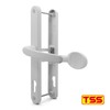TSS UPVC Door Handles Set - Lever Moveable Pad -