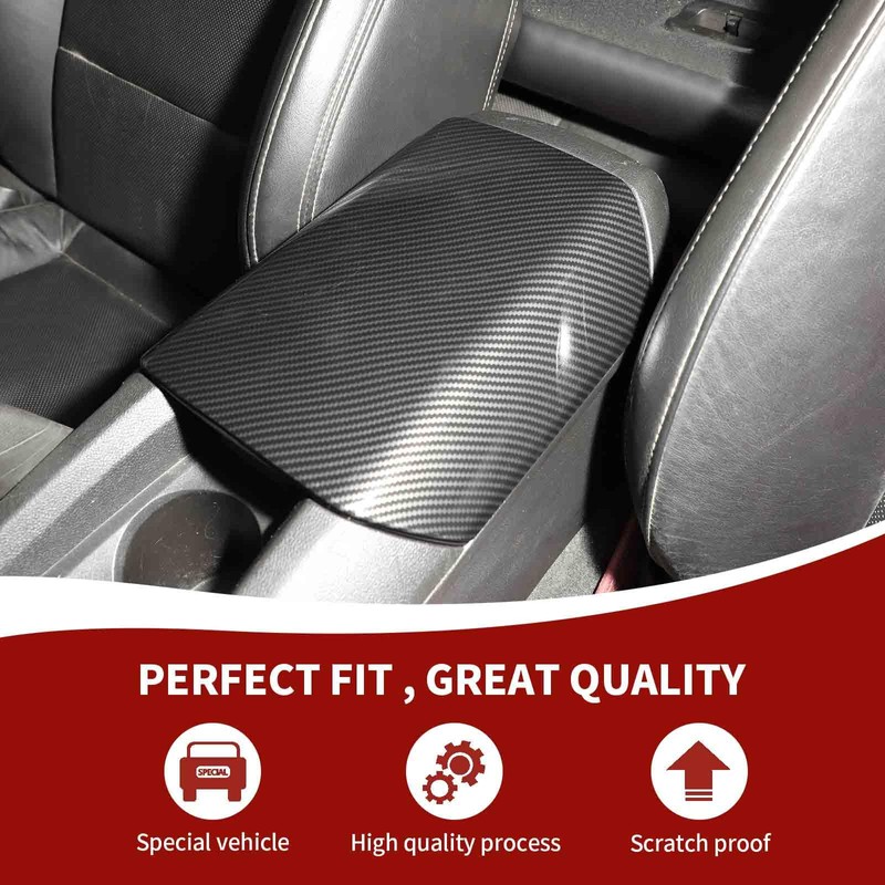 RAZPOY for Camaro Center Console Cover Armrest Box Trim Waterproof