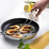 Tereche Gold Stainless Steel Precision Kitchen Culinary Tweezer Tongs with