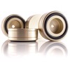Hifi Lab 16 Aluminium Portable Audio Feet Absorber Stainless 4x