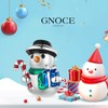 GNOCE Christmas Snowman Charm Sterling Silver Bead Christmas Charm Fit