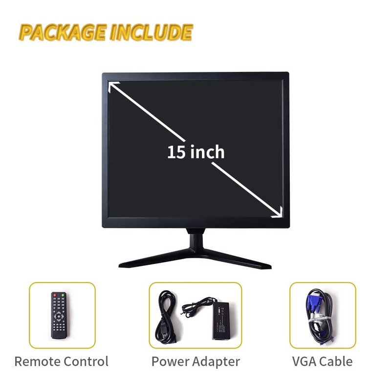 Cocar 15" CCTV Monitor Security Monitor Screen BNC VGA HDMI