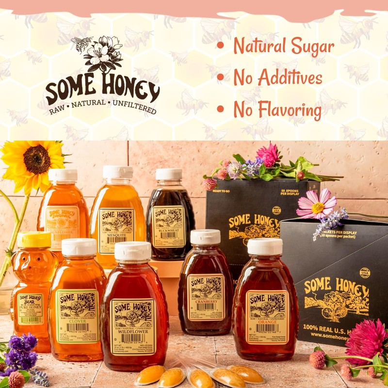 Some Honey Raw & Unfiltered Clover Honey – 100% Pure