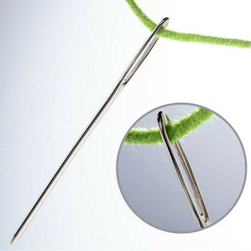 AIMALL 9X Large Eye Blunt Needles Wool Thick Knitter Yarn