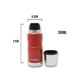 Westinghouse Termo de Acero Inoxidable Rojo de 350ml (WCBL00210350RD)