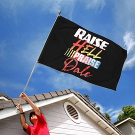 Raise Praise Dale Outlaws Nascar flag banner Dorm frat Man cave Decor 3x5Feet Decoration