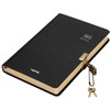 ITODA 365 Days Secret Diary Lockable Notebook A5 Password Notepad