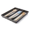 Copco Basics 3 Compartment Organizer, Charcoal Gray/Light Gray