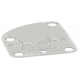 Fender American Deluxe Guitar 4-Bolt Neck Plate, Chrome