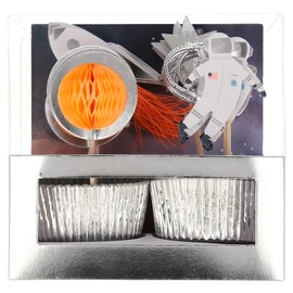 Meri Meri Kit de magdalenas espaciales (paquete de 24)