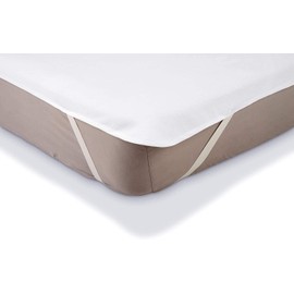 VÄLSON Mattress Protector 160 x 200 cm Anti-Dust Mite Anti-Bacterial Hypoallergenic Mattress Protector Mattress Topper Bed Sheet Fitted Sheet Waterproof