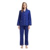 GLOBAL Pyjamas for Women Flannel Cotton Sleepwear long Ladies Pyjamas