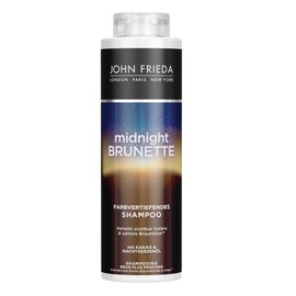 John Frieda Midnight Brunette Shampoo - Advantage Size: 500 ml - Colour Deepening - Hair Type: Brown, Brunette - Cabinet Size