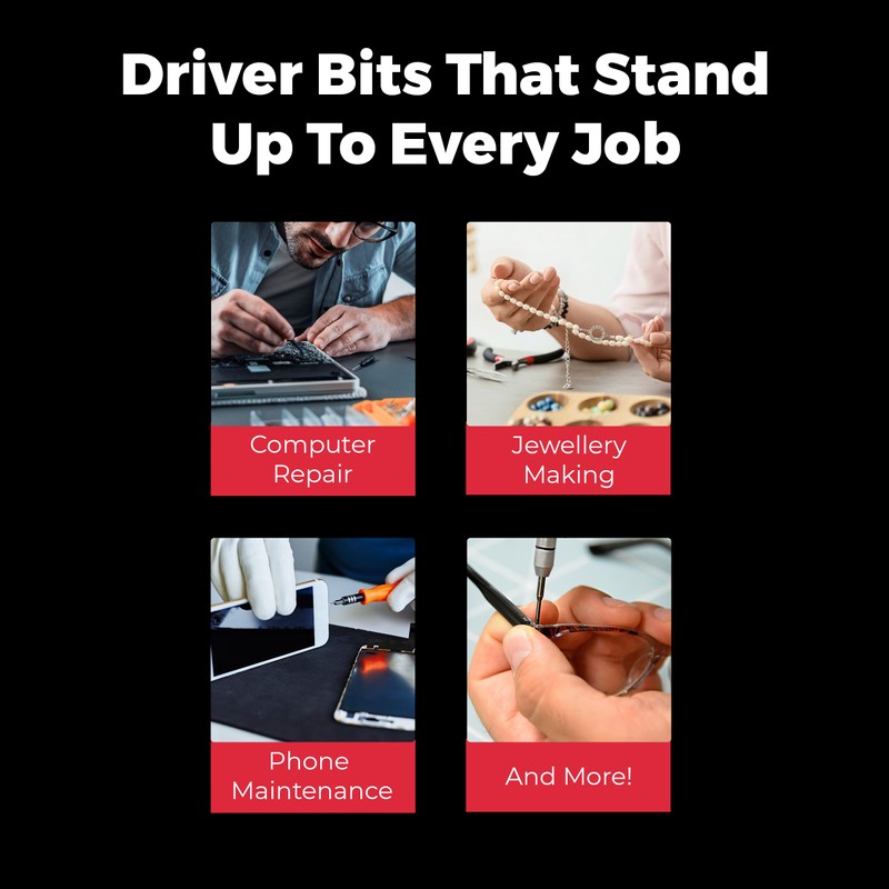 MEGAPRO® Replacement Bit Pack - The Precision | 12 Double-Ended