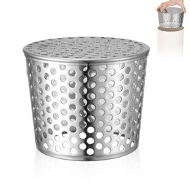 Gutter Leaf Guard Stainless Steel 100 mm, Leaf Catcher Downpipe Rain Gutter Filter Gutter Protection Leaf Catcher Grid Prevents Blockages by Leaf Litter and Rodents