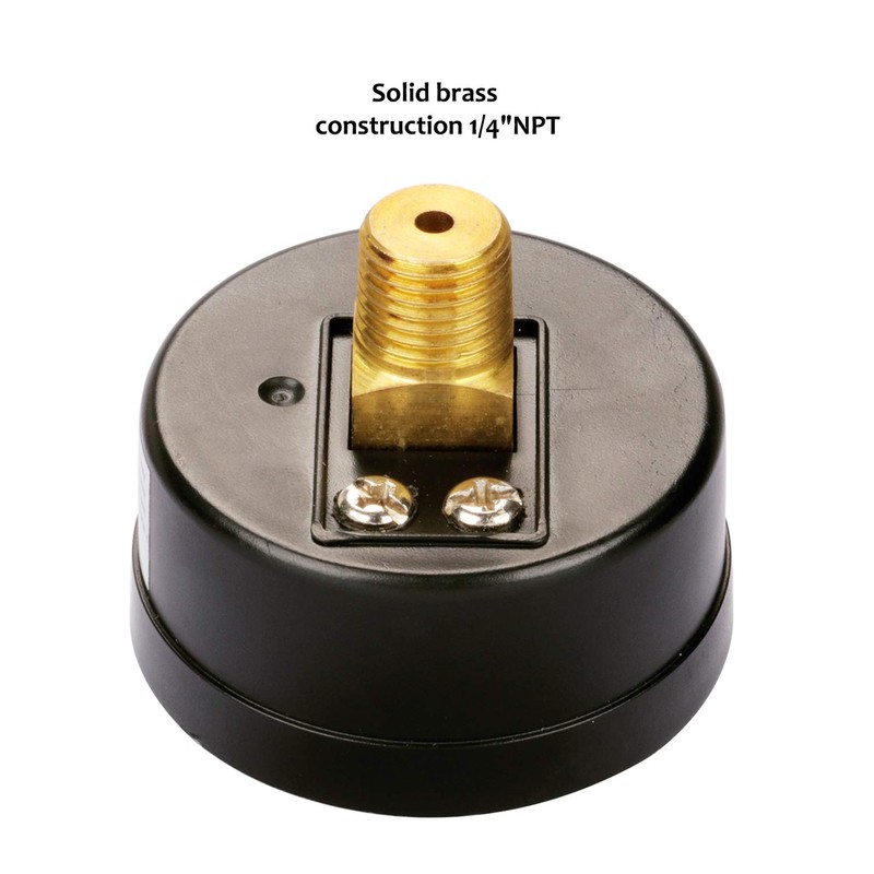 MEASUREMAN Boxed Pressure Gauge with Dial Replacement for Select Filters,