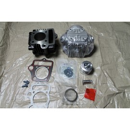 Kveldwulf Honda CT70 Top End Rebuild Kit Cylinder Head Piston Valves Cam Gaskets For 69-94