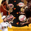 Oudain 3 Pcs Chili Cook Off Tablecloths 86" x 51"