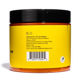 The Hair Diagram - Ashley Marie Moisture Control Curl Cream with Avocado & Sunflower Oil - Natural Ingredients - Anti Frizz Curly Hair Styling Cream - Color Safe - Paraben & Sulfate Free - 12oz