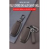 TECART Fits Ford Leather Key Fob Cover Metal Full Protection