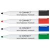 Q-Connect Drywipe Marker Pen Assorted (Pack of 10), black