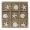 DEI Shell Tic tac Toe, 9" sq, Multicolored