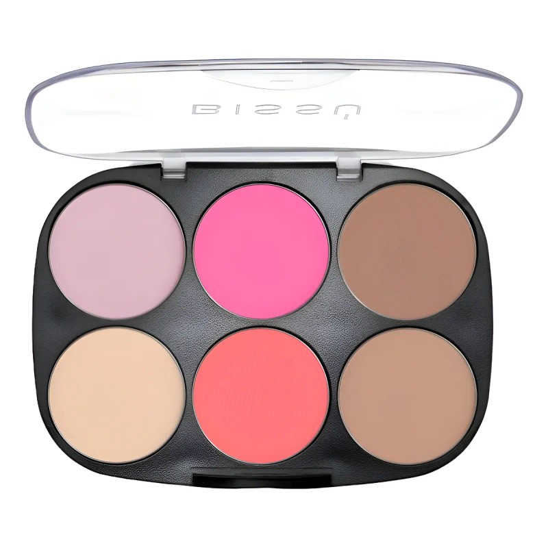 Paletas Para Rostro Bissú 3 En 1 Rubor Bronceador Iluminador