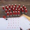 PATIKIL 7 mm Letter Stamp Sign Alphabet P Plastic Ink
