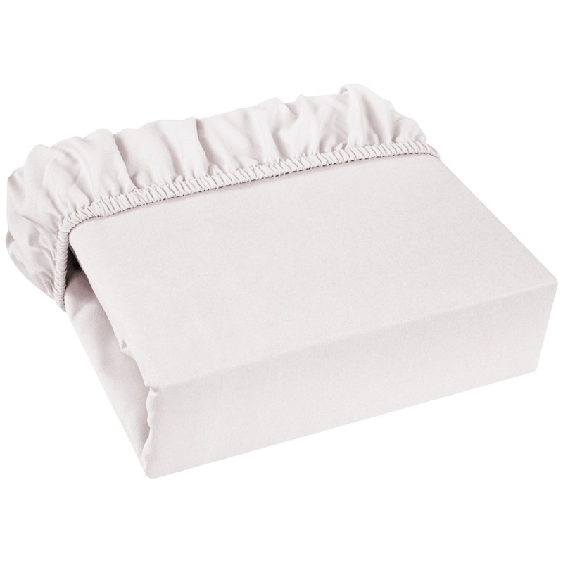 Soroor® Bedding & Linen | Microfibre Single Fitted Sheet, White