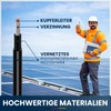 ANFIL Solar Cable, PV Cable, DC Rated, Black & Red,