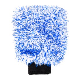 Plush Microfibre Wash Mitt OX279 | Double Sided Cleaning Glove for Motorcycle Bicycle Car Boat & Home