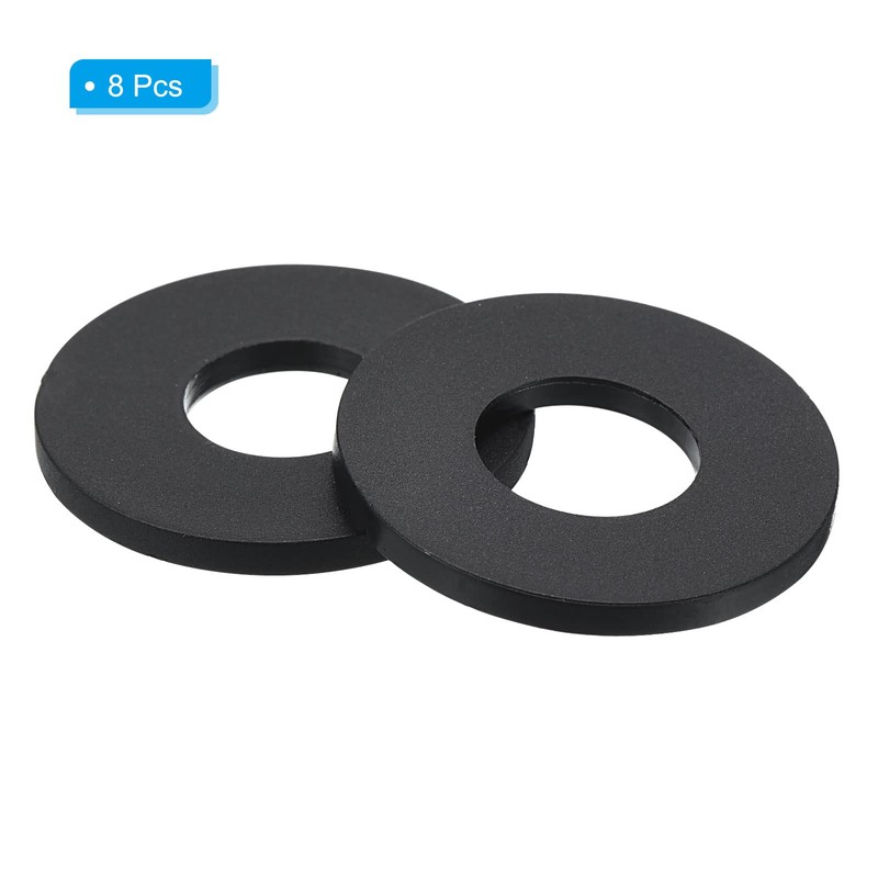 PATIKIL M10 Nylon Flat Washers 8 Pack 10mm Inner Diameter