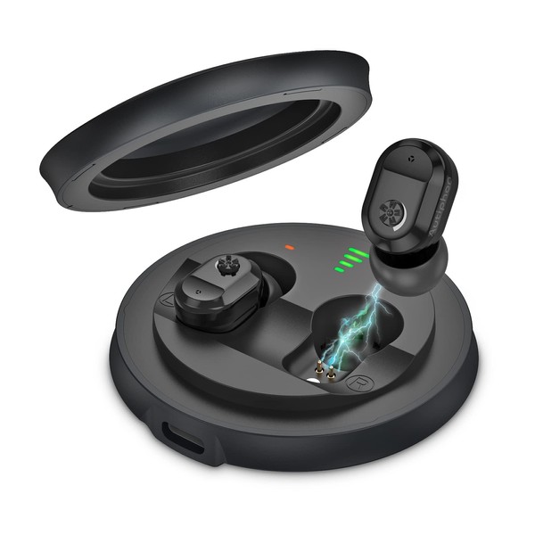 Hearing Aids, Autiphon Rechargeable Digital Hearing Aids Case for Seniors