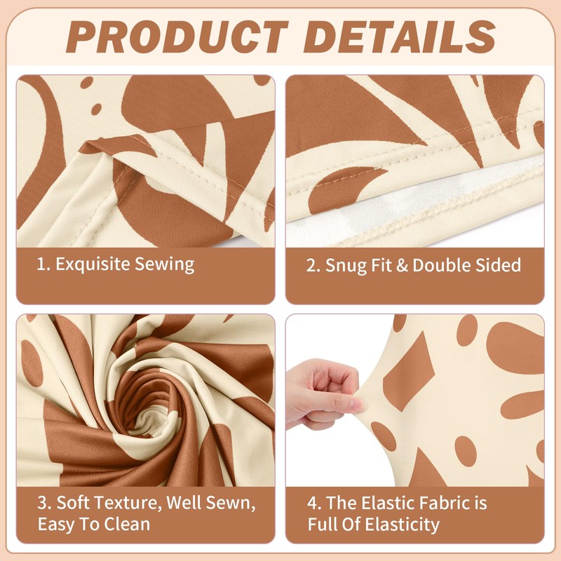 2 Pcs Mexican Arch Cover Cielito Lindo Backdrop,Brown