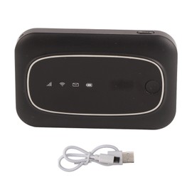WiFi Hotspot 2000mAh Battery Compact Portable Black 4G SIM Card Router for Homes Office Travelling