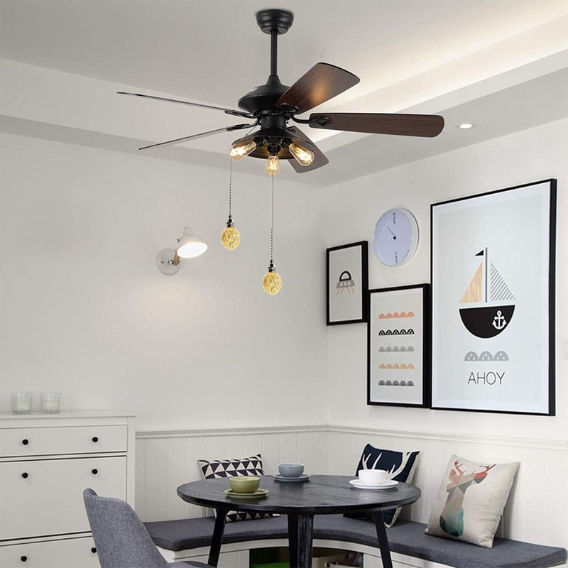 SUR-CIEL 2PCS Ceiling Fan Pulls, Extension with 21 Inches Gold