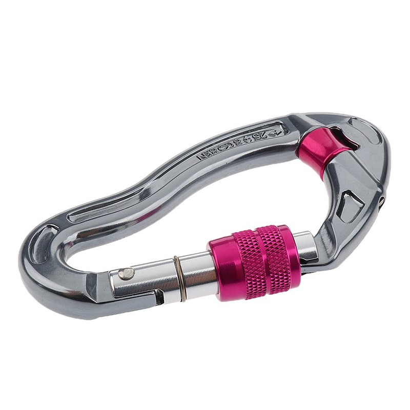 Sharplace Screw, Mountaineering, Carabiner, 25kn, Red