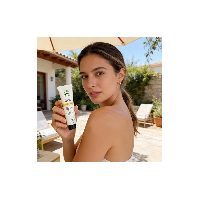 Maya Solar - Protector Solar Facial Anti-Edad FPS 50+ (50