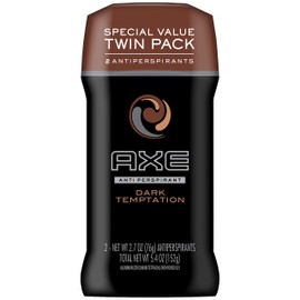 AXE Antiperspirant Deodorant Stick for Men, Dark Temptation Twin Pack, 2.7 Ounce (Pack of 2)