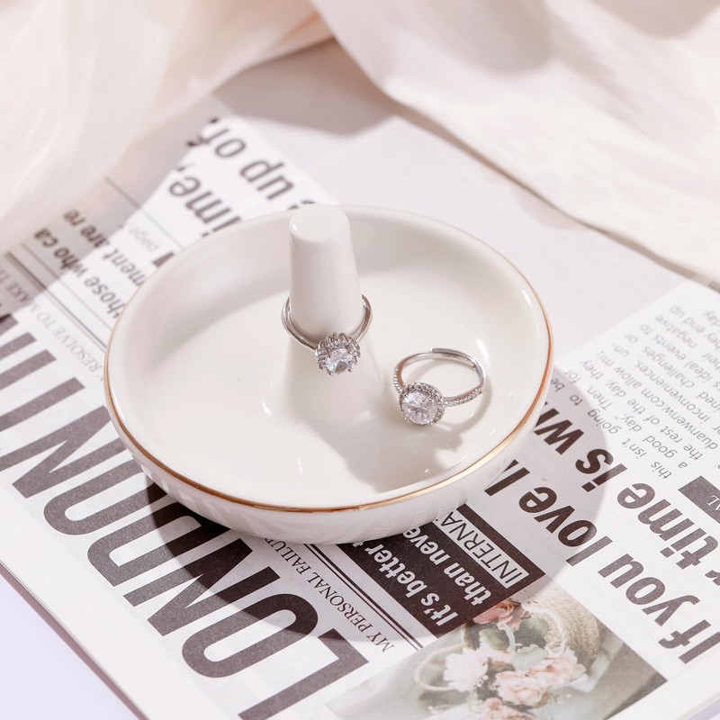 Wedding Ring Holder Dish, Wedding Gifts for Women, Engagement Ring