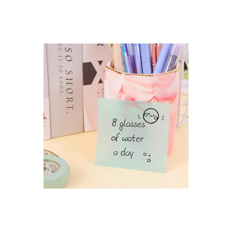 1200 Hojas Notas Adhesivas Neon Tipo Post-it 7.6x7.6cm Block