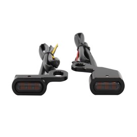 Dreamseek LED Turn Signal Light for Harley Dyna 1999-2017 Indicator Braker Blinker Lamp Motorcycle Taillight Smoke