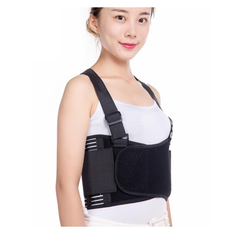 Rib and Chest Support Brace, Broken Rib Brace, Breathable Rib